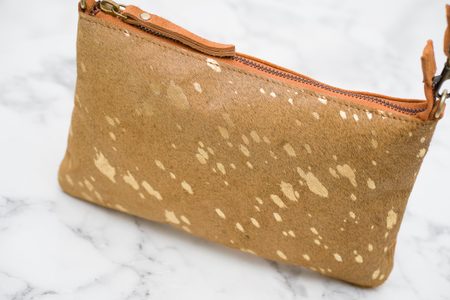Leather clutch Glamorous by GLAM - Brown -