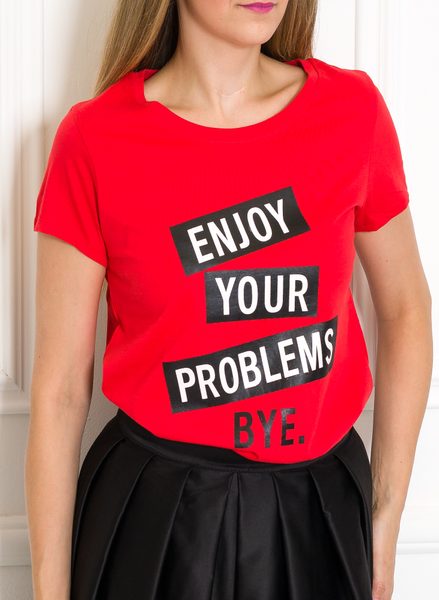 Dámské tričko Enjoy červené -