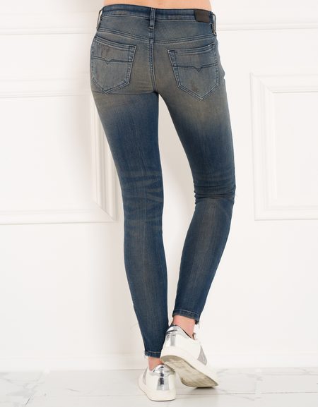 Dámské denim Diesel jeany Skinzee-low-zip super slim L32 -