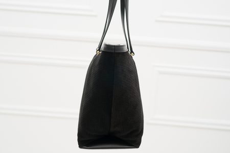 Cavalli Class kabelka kožená čierna -