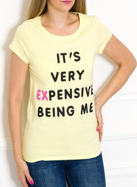Dámské tričko expensive žluté -