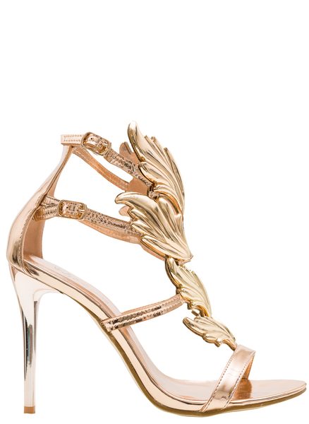Dámske exkluzívne sandále zlaté -