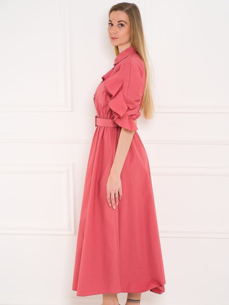 Női hosszú ruha Glamorous by Glam - Rózsaszín -