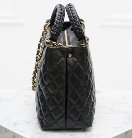 Real leather handbag Glamorous by Glam - Black -