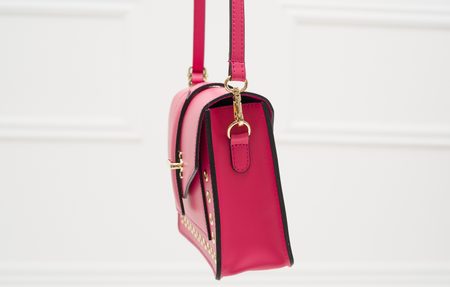 Real leather crossbody bag Glamorous by GLAM - Pink -