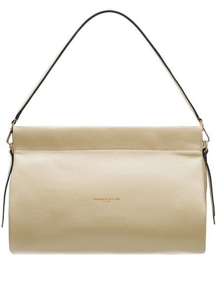 Bolso de hombro de cuero para mujer Glamorous by GLAM - Beige -