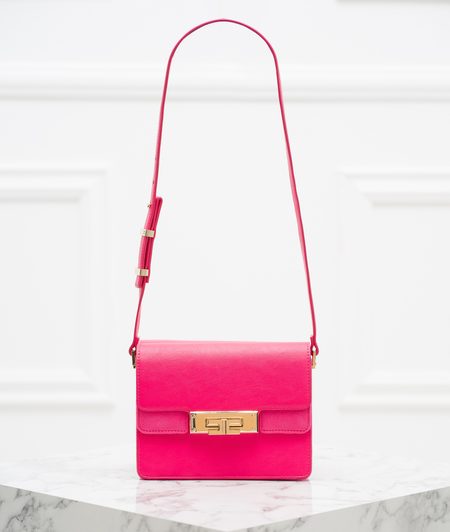 Bolso de cuero crossbody para mujer Elisabetta Franchi - Rosa -