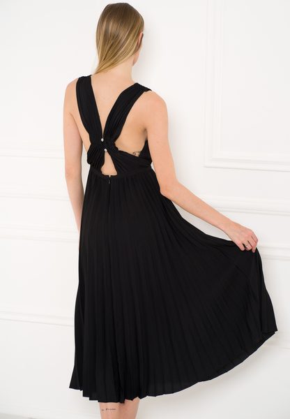 Dámské plizované černé šaty Guess by Marciano -