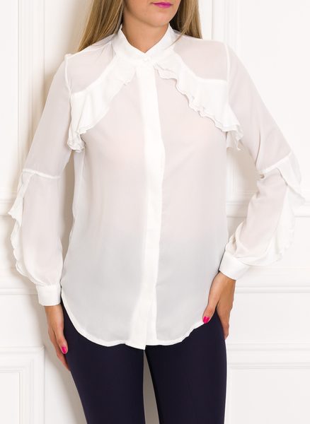 Top de mujer Due Linee - Blanco -