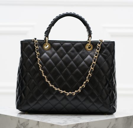 Bolso de cuero de mano para mujer Glamorous by GLAM - Negro -