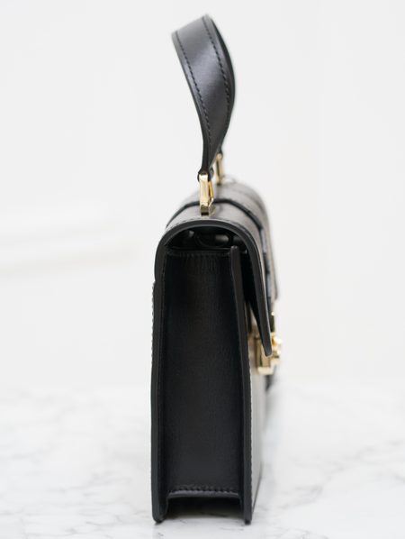 Emporio Armani malá kožená kabelka - černá -