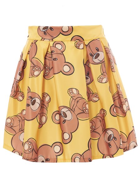 Dámská sukně teddy - žlutá -