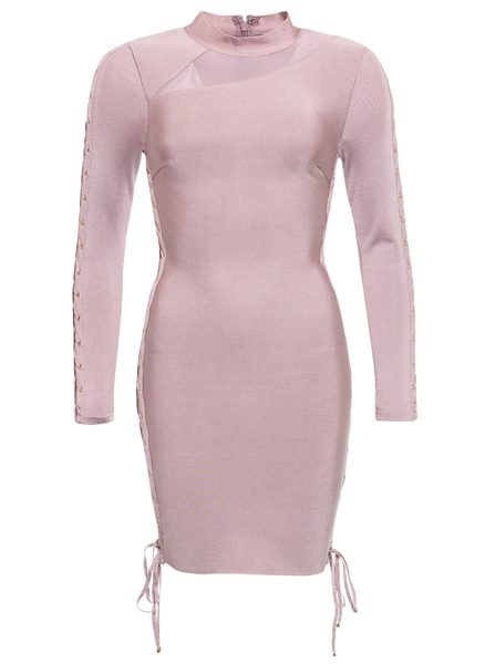 Bandage dress Due Linee - Pink -