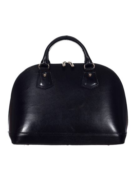 Elegantní kabelka černá z pravé kůže 