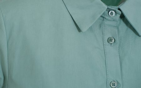 Dámské košilové šaty s volány - zelená -