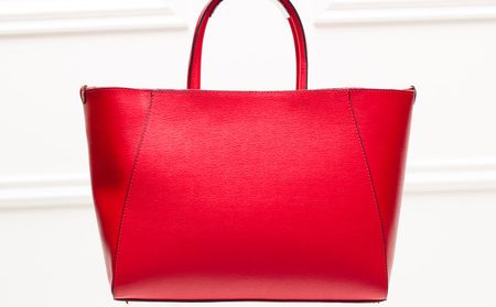 Bolso de cuero de mano para mujer Glamorous by GLAM - Rojo -