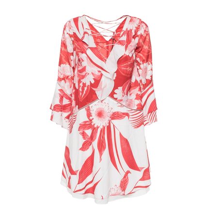 Dámské letní šaty Guess by Marciano JLO červeno - bílá -