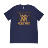 4837 Ernie Ball Music Man Vintage Gold T-Shirt LG triko