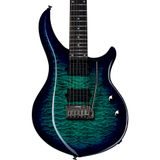 Sterling by MusicMan JP Majesty MAJ200XQM-CDP, DiMarzio Pickups, Cerulean Paradise -