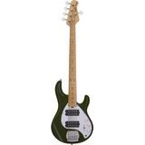 Sterling By MusicMan SUB StingRay R5 HH Olive - elektrická baskytara