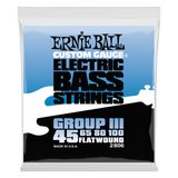 2806 Ernie Ball Flatwound Bass Group III .045 - .100 - " hlazené " struny na baskytaru - 1ks