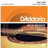 D´Addario EZ900 85/15 Bronze Great American Acoustic Extra Light  .010-.050 - struny na akustickou kytaru - 1ks