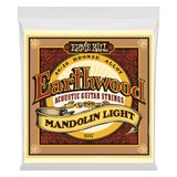 2067 Ernie Ball Earthwood Mandolin Light 80/20 Bronze Loop End Set, .009 - .034