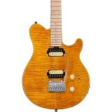 Sterling By MusicMan SUB Axis Trans Gold - Flame Maple Top - elektrická kytara - 1ks