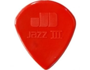 Dunlop Jazz III Nylon 1.38mm - červená - 1ks