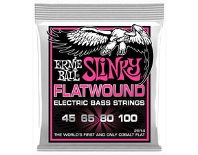 2814 Ernie Ball Super Slinky Flatwound Cobalt 45/100 - " hlazené " struny na basovou kytaru -1ks