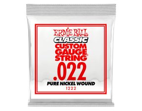 1222 Ernie Ball .022 Classic Pure Nickel Wound Electric Guitar Strings Single - jednotlivá struna - 1ks