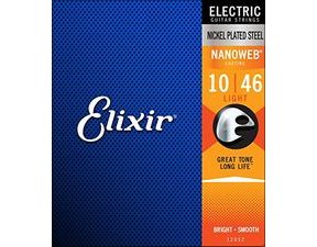 Elixir Nanoweb Light 10 / 46 - struny na elektrickou kytaru