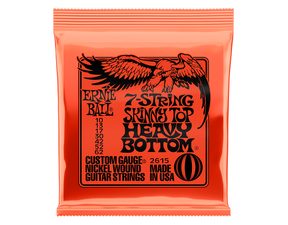 2615 Ernie Ball Skinny Top Heavy Bottom Slinky 7-String Nickel Wound Electric Guitar Strings 10 - 62 Gauge - struny na sedmistrunnou elektrickou kytaru