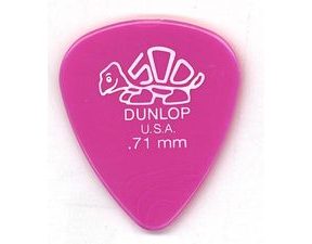 Dunlop Delrin 0.71mm - růžová - 1ks