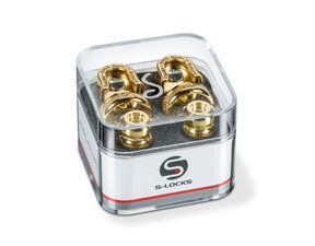 Schaller S-Locks Gold - zámky na popruh 2ks