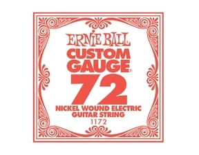 1172 Ernie Ball .072 NICKEL WOUND - jednotlivá struna - 1ks