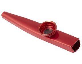 Smart Kazoo Metal Alu Red - kovové kazoo - 1ks