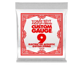 1009 Ernie Ball .009 Electric Plain Single String - jednotlivá struna - 1ks