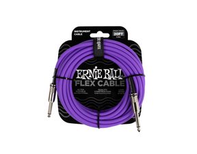 6420 Ernie Ball Flex Instrument Cable Straight/Straight 20ft - Purple - nástrojový kabel - 1ks