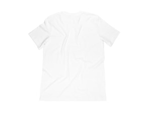 Lifestyle bílé triko s klasickým logem Ernie Ball MusicMan v podobě kytaristů.