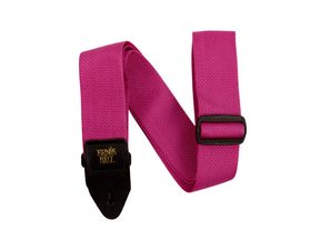 5355 Ernie Ball Polypro Guitar Strap - Raspberry & Black - kytarový pás - 1ks