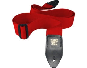 4040 Ernie Ball Polypro Guitar Strap - Red - kytarový pás - 1ks