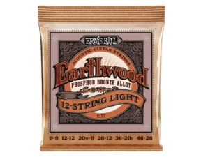 2153 Ernie Ball Earthwood 12 String Light Phosphor Bronze - Slinky Acoustic .009 - .046