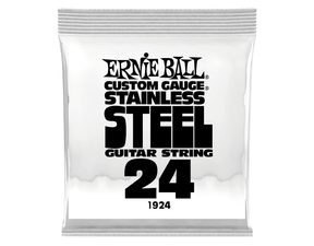 1924 Ernie Ball .024 Stainless Steel Wound - jednotlivá struna na elektrickou kytaru - 1ks