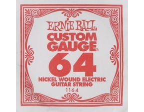 1164 Ernie Ball .064 Nickel Wound Electric Guitar Strings Single - jednotlivá struna - 1ks