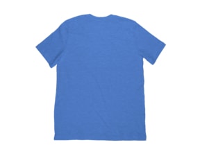 Lifestyle modré triko s klasickým logem Ernie Ball MusicMan v podobě kytaristů.