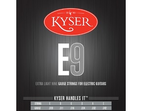 Kyser USA EXTRA LIGHT E9 Nickel Wound .009-.042 struny na elektrickou kytaru - 1ks