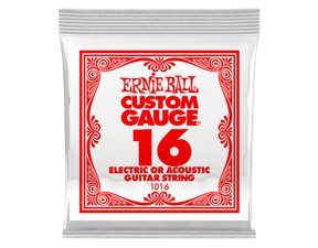 1016 Ernie Ball .016 Electric Plain Single String - jednotlivá struna - 1ks