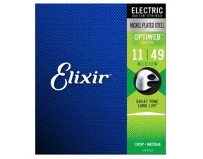 Elixir Optiweb Medium / 11 - 49 / - struny na elektrickou kytaru - 1ks