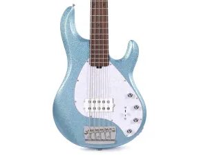 Sterling By MusicMan RAY35-BSK-M2- Blue Sparkle - elektrická baskytara - 1ks